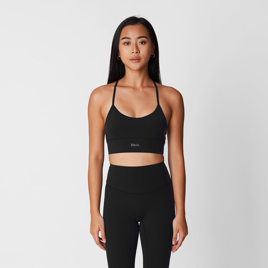 Revitalise Scoop Neck Bra - Black - Urbanized Co. S
