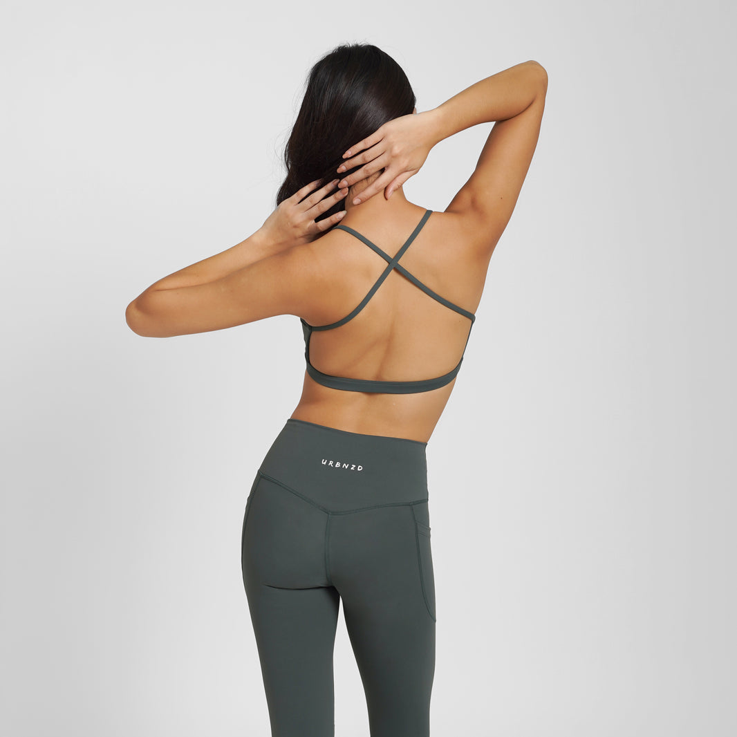 Flex Scoop Bra - Pine - Urbanized Co. S