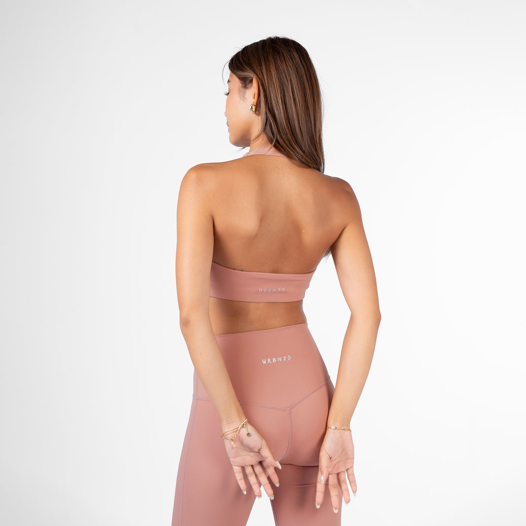 Archie Halter Scrunch Bra - Lolly