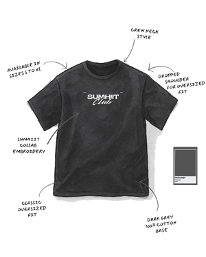 Classic Oversized Tee (SUMHIIT CLUB) - Grit