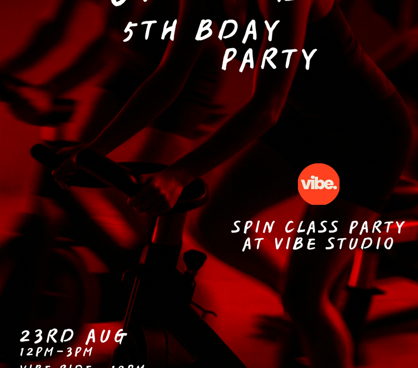 Urbnzd 5th Bday - Spin Party @ Vibe Studio (23 Aug)
