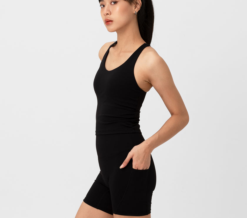 Adapt 3-in-1 Longline Bra - Black