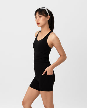 Adapt 3-in-1 Longline Bra - Black