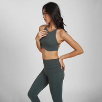 Cali Strappy Bra - Pine - Urbanized Co. S