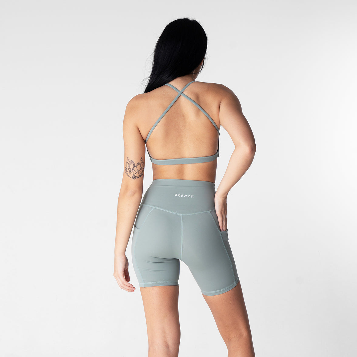 Cali Strappy Bra - Sage - Urbanized Co. S