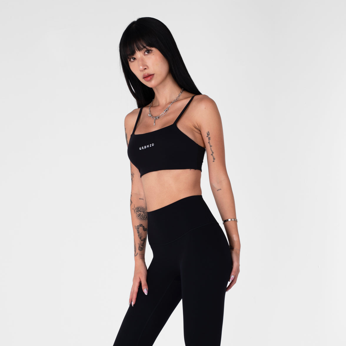Training Bandeau Bra - Black - Urbanized Co. S