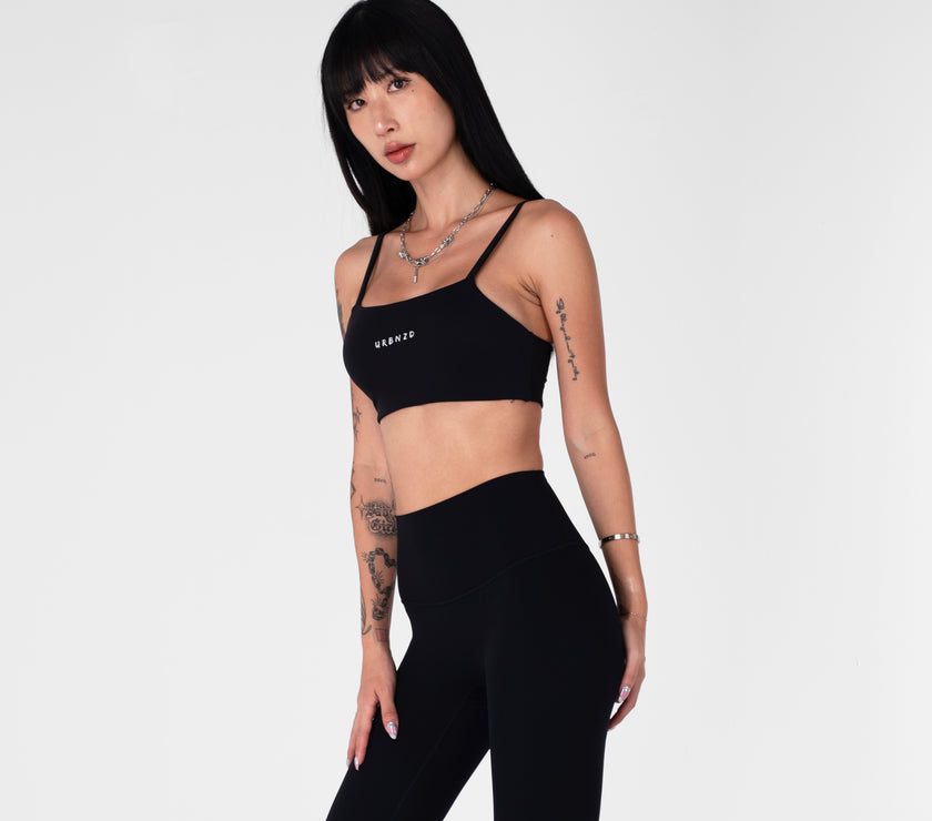 Training Bandeau Bra - Black - Urbanized Co. S