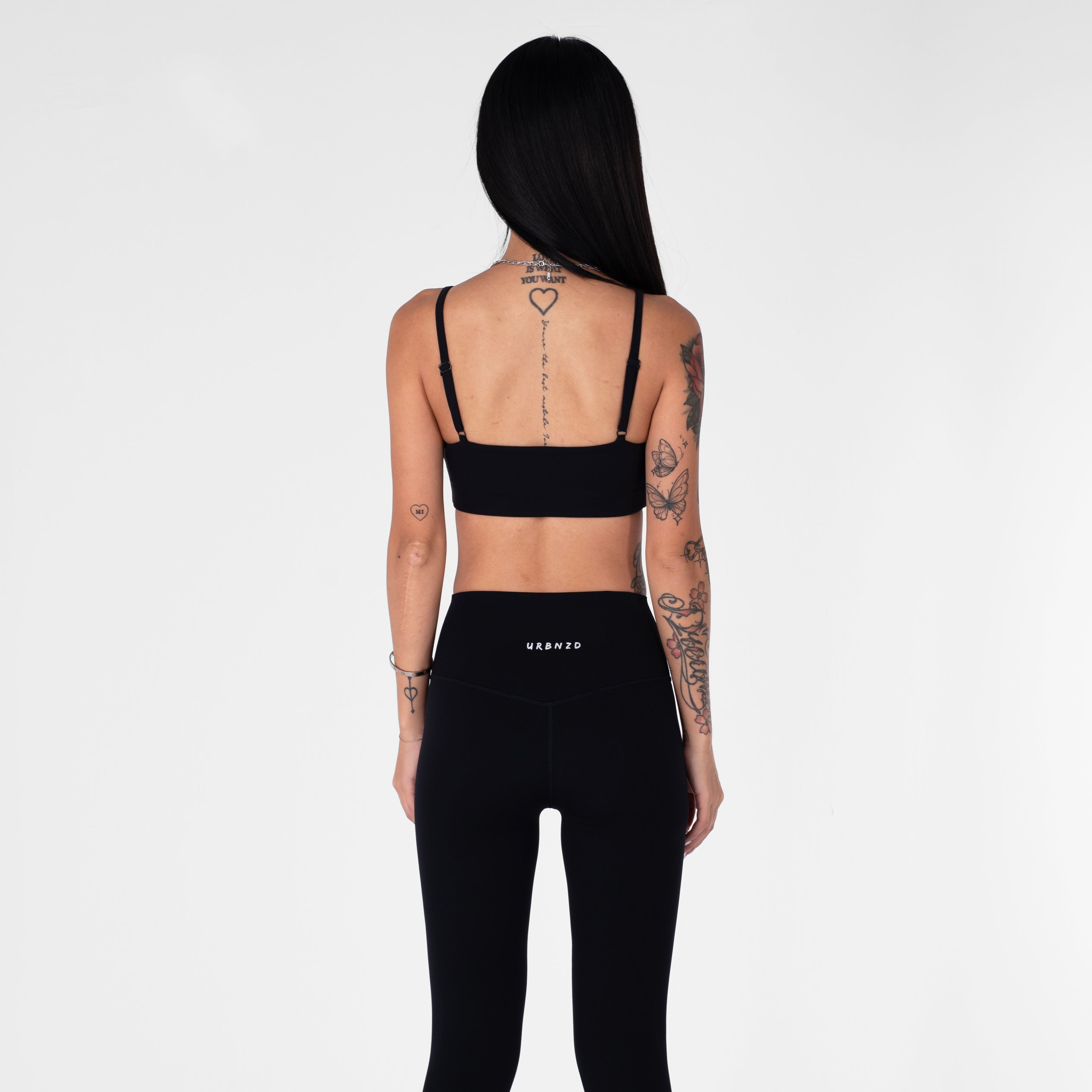Training Bandeau Bra - Black - Urbanized Co. S
