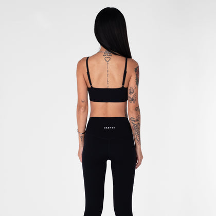 Training Bandeau Bra - Black - Urbanized Co. S