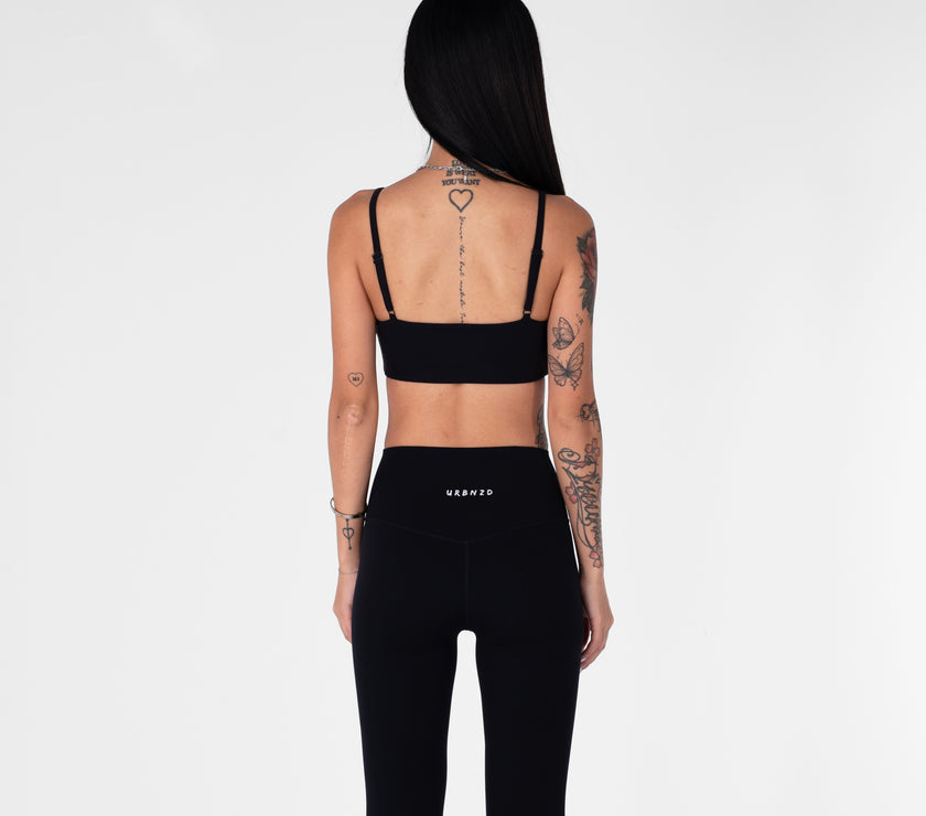 Training Bandeau Bra - Black - Urbanized Co. S