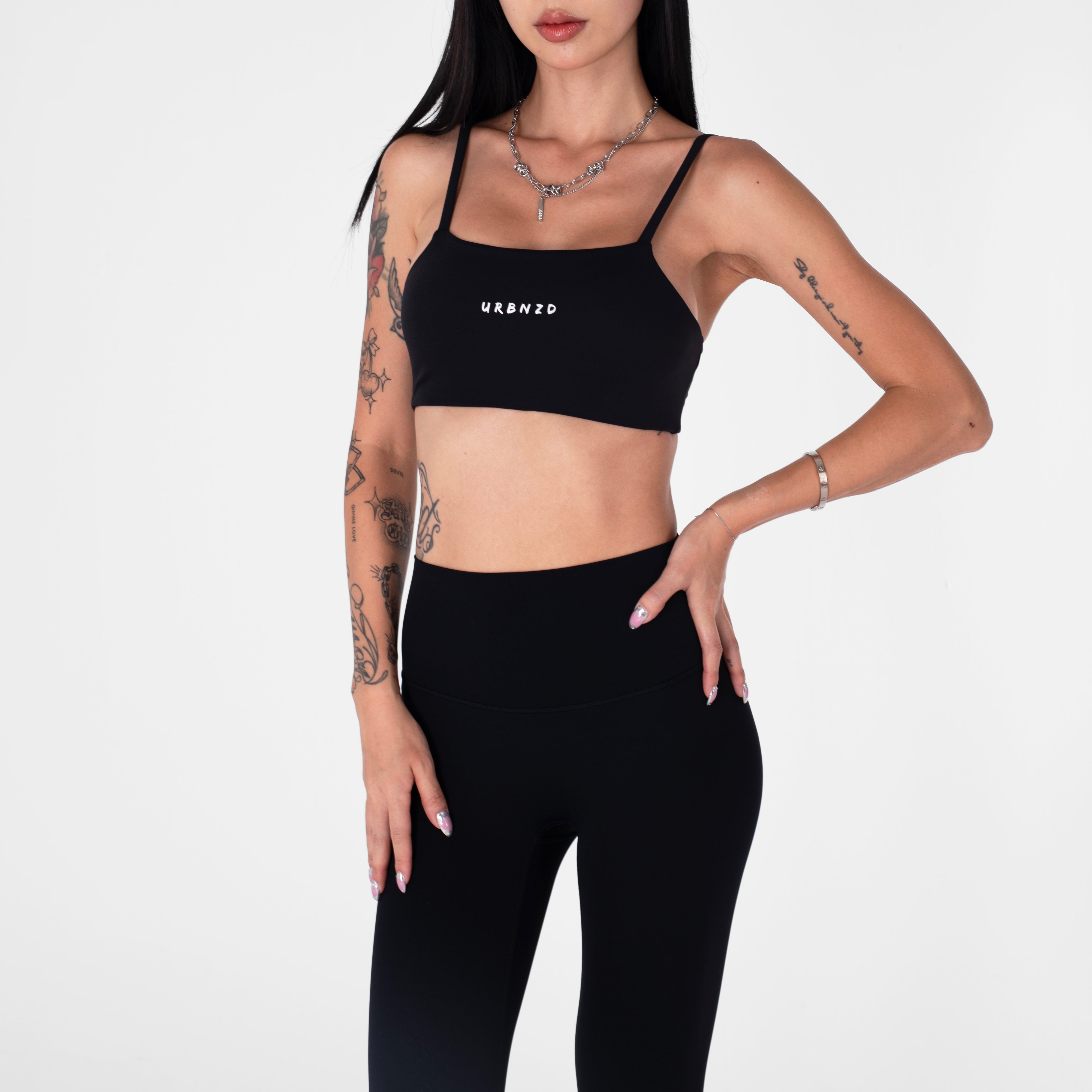 Training Bandeau Bra - Black - Urbanized Co. S