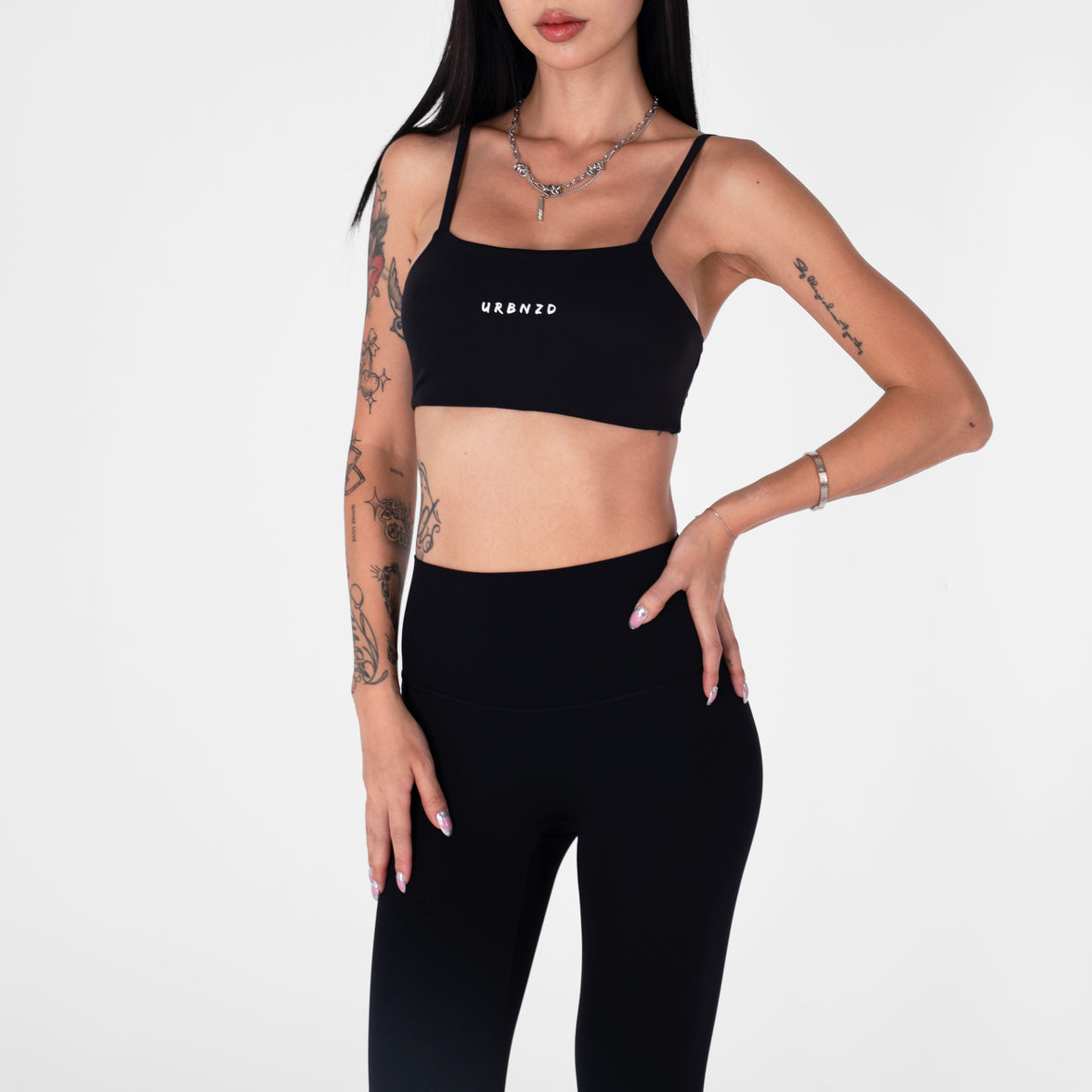 Training Bandeau Bra - Black - Urbanized Co. S