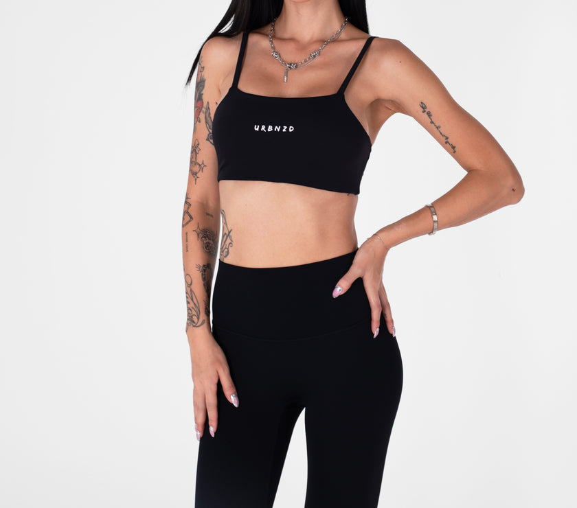 Training Bandeau Bra - Black - Urbanized Co. S