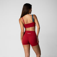 Training Bandeau Dual Strap Bra - Spice