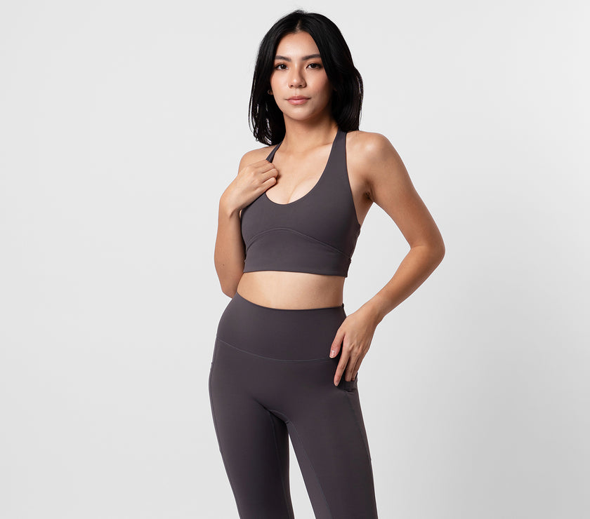 Rodeo Cutout Bra - Storm