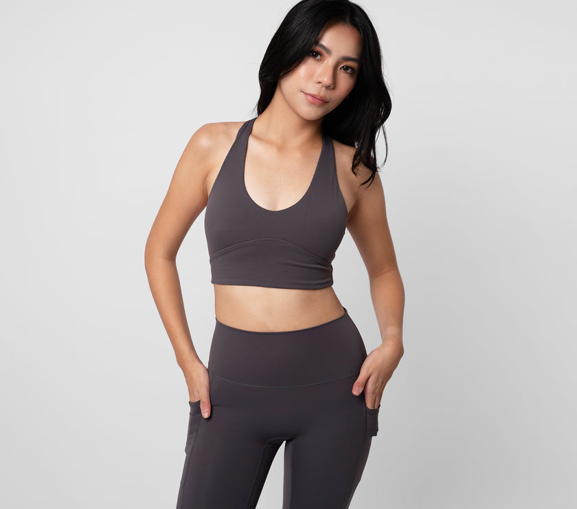 Rodeo Cutout Bra - Storm