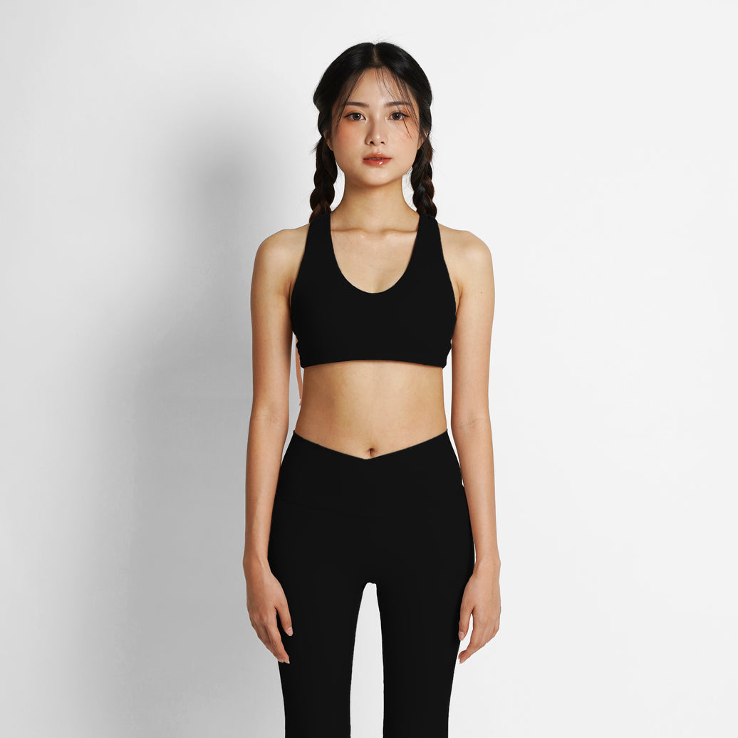 Enchante Crossback Bra - Black - Urbanized Co. S