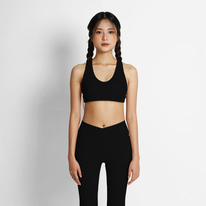 Enchante Crossback Bra - Black - Urbanized Co. S