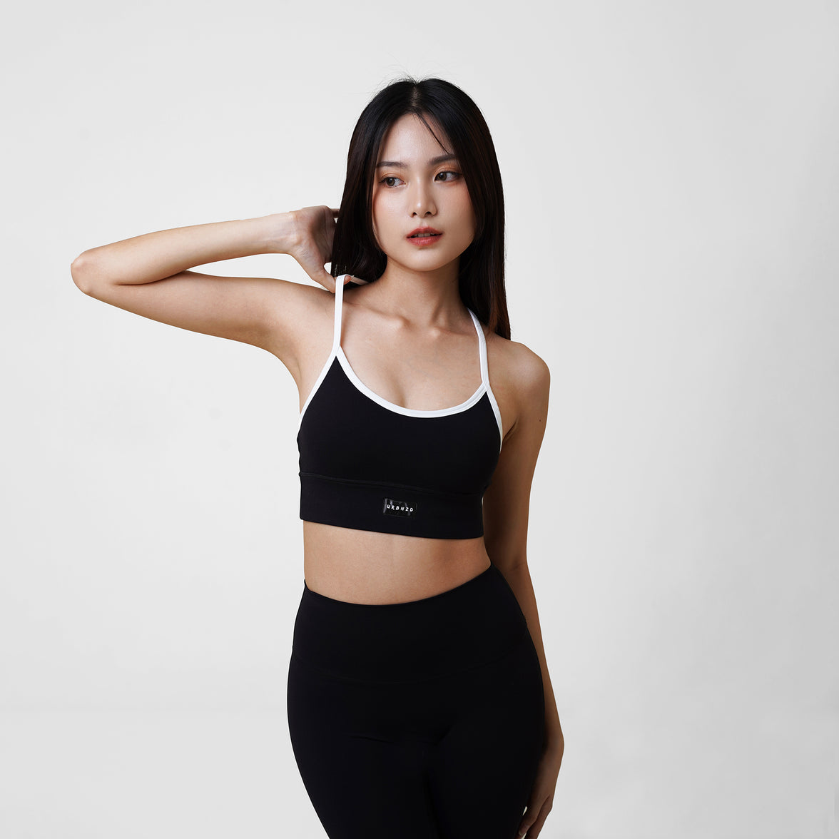 Revitalise Scoop Neck Bra - Black Stark - Urbanized Co. S