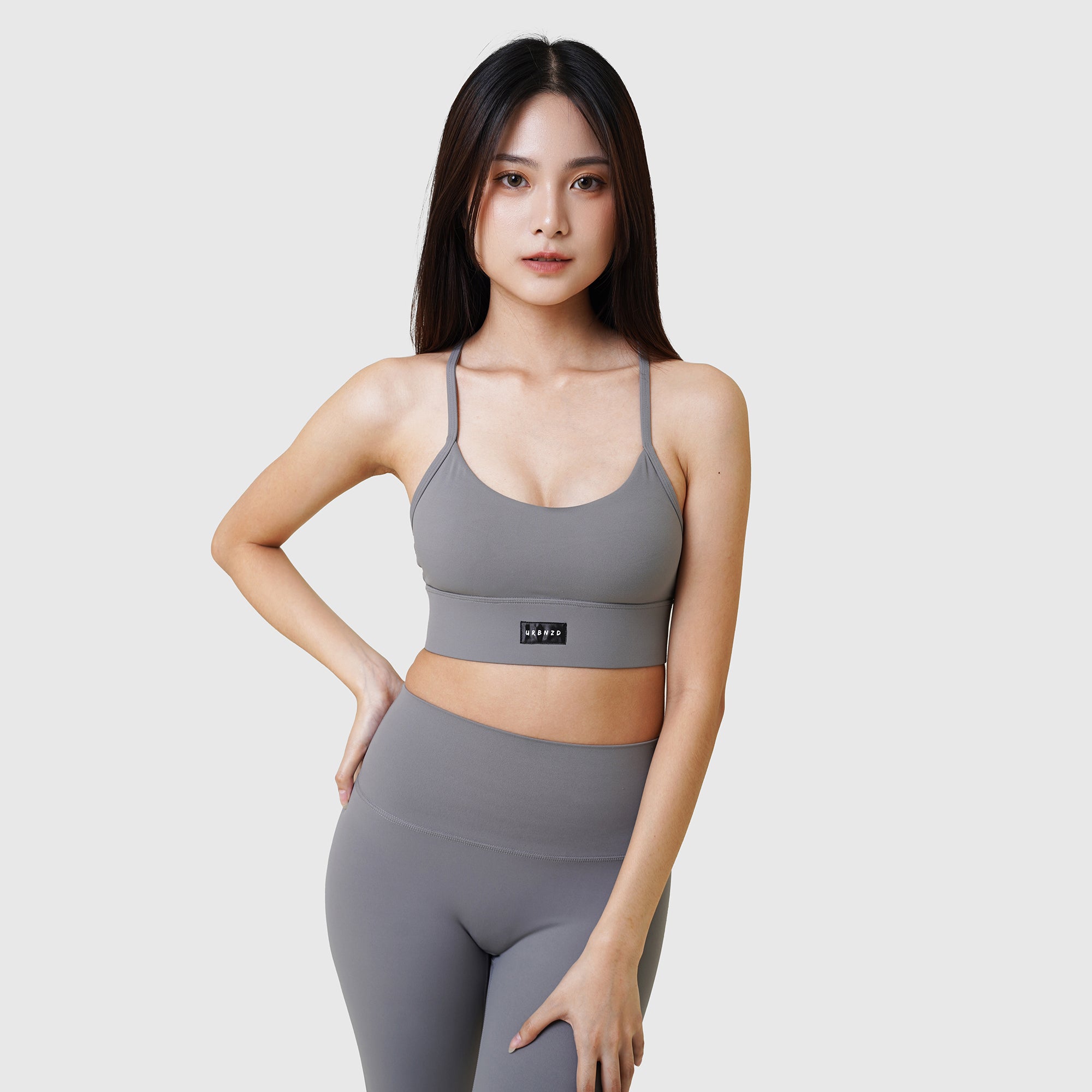 Revitalise Scoop Neck Bra - Heather - Urbanized Co. S