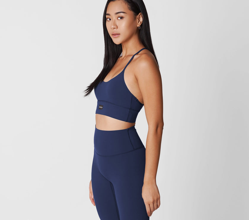 BACKORDER: Revitalise Scoop Neck Bra - Urbanized Co. Midnight / S