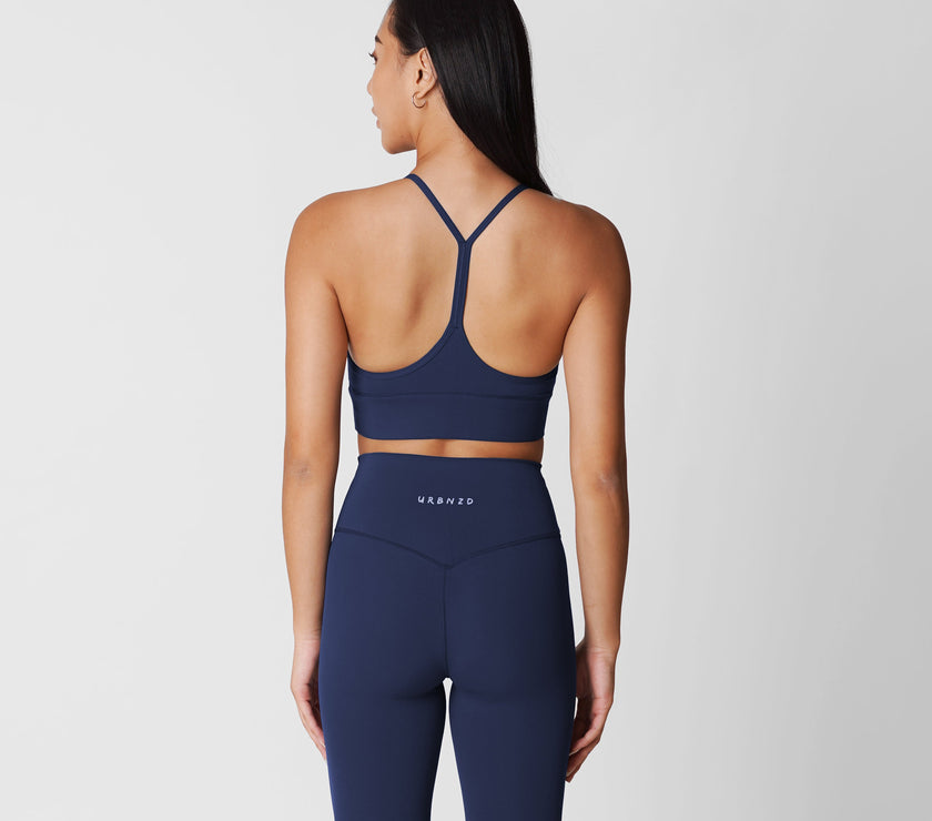 BACKORDER: Revitalise Scoop Neck Bra - Urbanized Co. Midnight / S