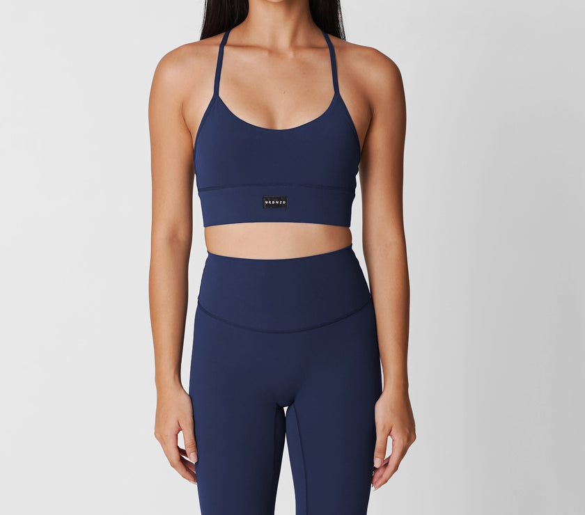 BACKORDER: Revitalise Scoop Neck Bra - Urbanized Co. Midnight / S