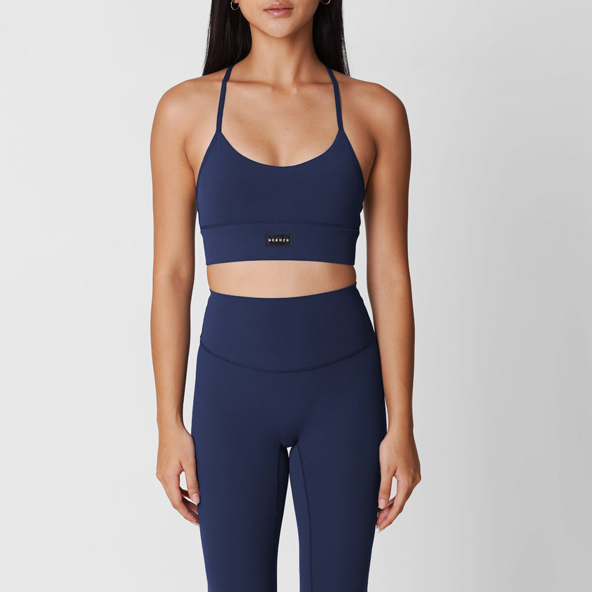 BACKORDER: Revitalise Scoop Neck Bra - Urbanized Co. Midnight / S