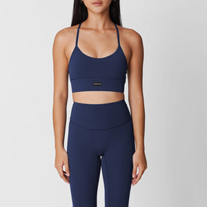 BACKORDER: Revitalise Scoop Neck Bra - Urbanized Co. Midnight / S