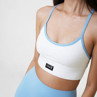 Revitalise Scoop Neck Bra - Angel Baby (White Contrast) - Urbanized Co. S