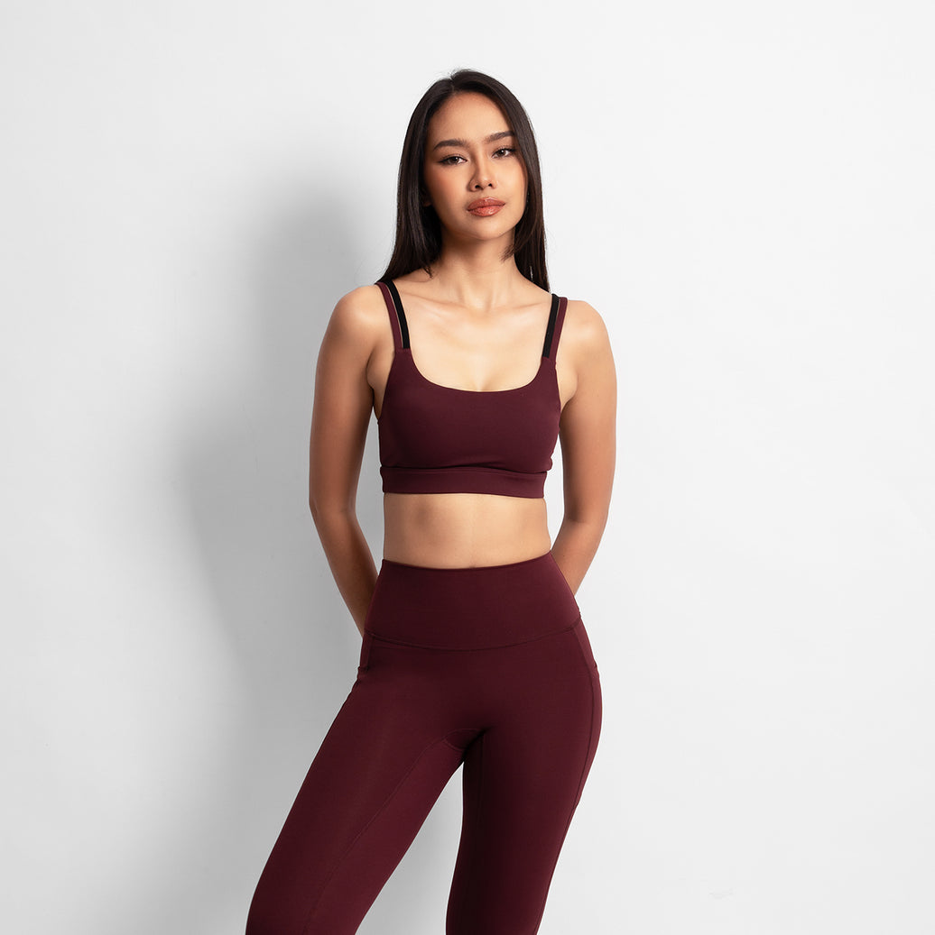 Accent Outline Bra - Rouge