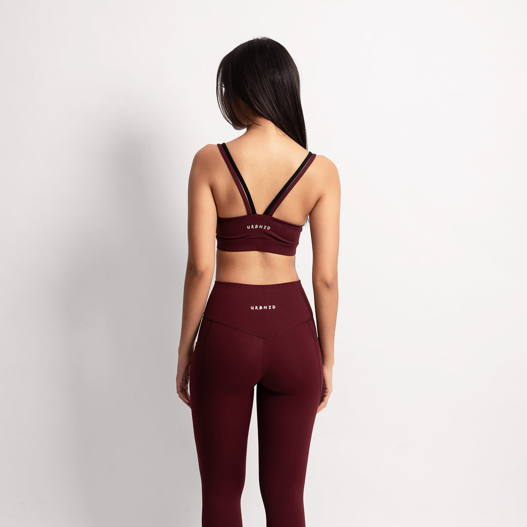 Accent Outline Bra - Rouge