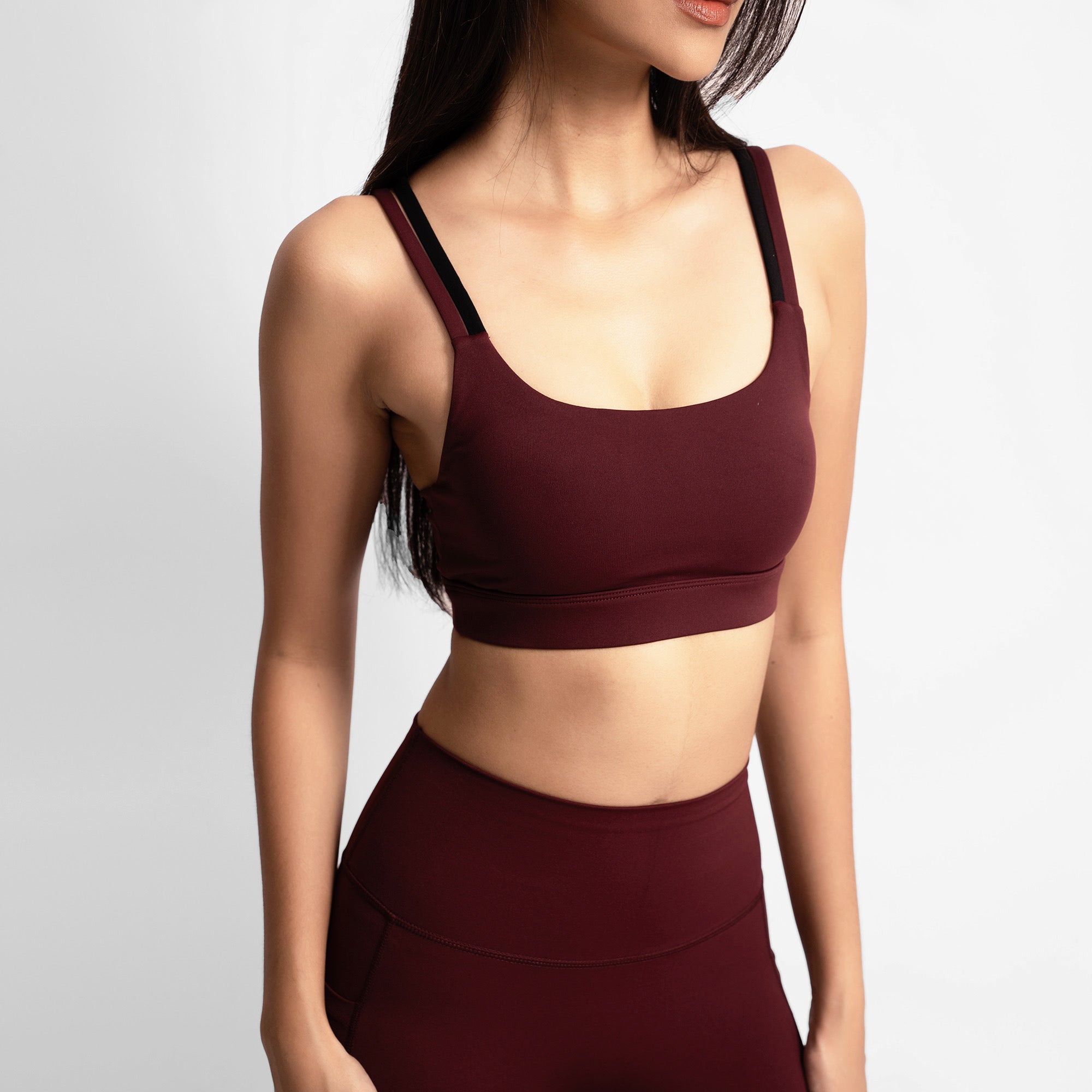 Accent Outline Bra - Rouge
