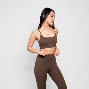 Accent Outline Bra - Olive