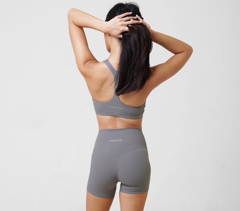 Rylie Racerback Bra - Heather - Urbanized Co. S