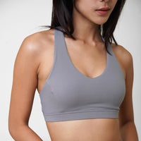 Rylie Racerback Bra - Heather - Urbanized Co. S