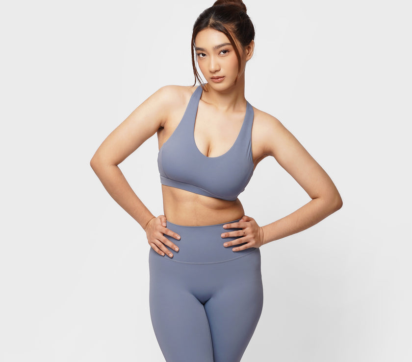 Rylie Racerback Bra - Haze