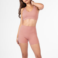 Rylie Racerback Bra - Lolly