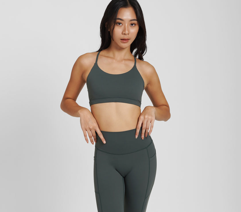 Flex Scoop Bra - Pine - Urbanized Co. S