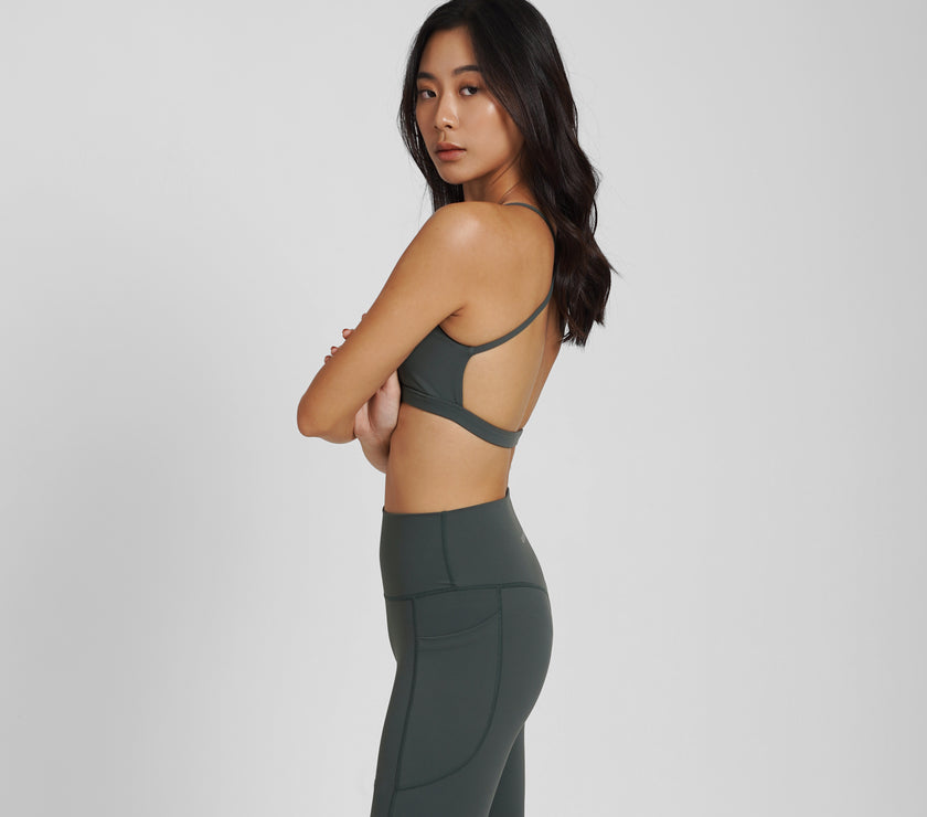 Flex Scoop Bra - Pine - Urbanized Co. S