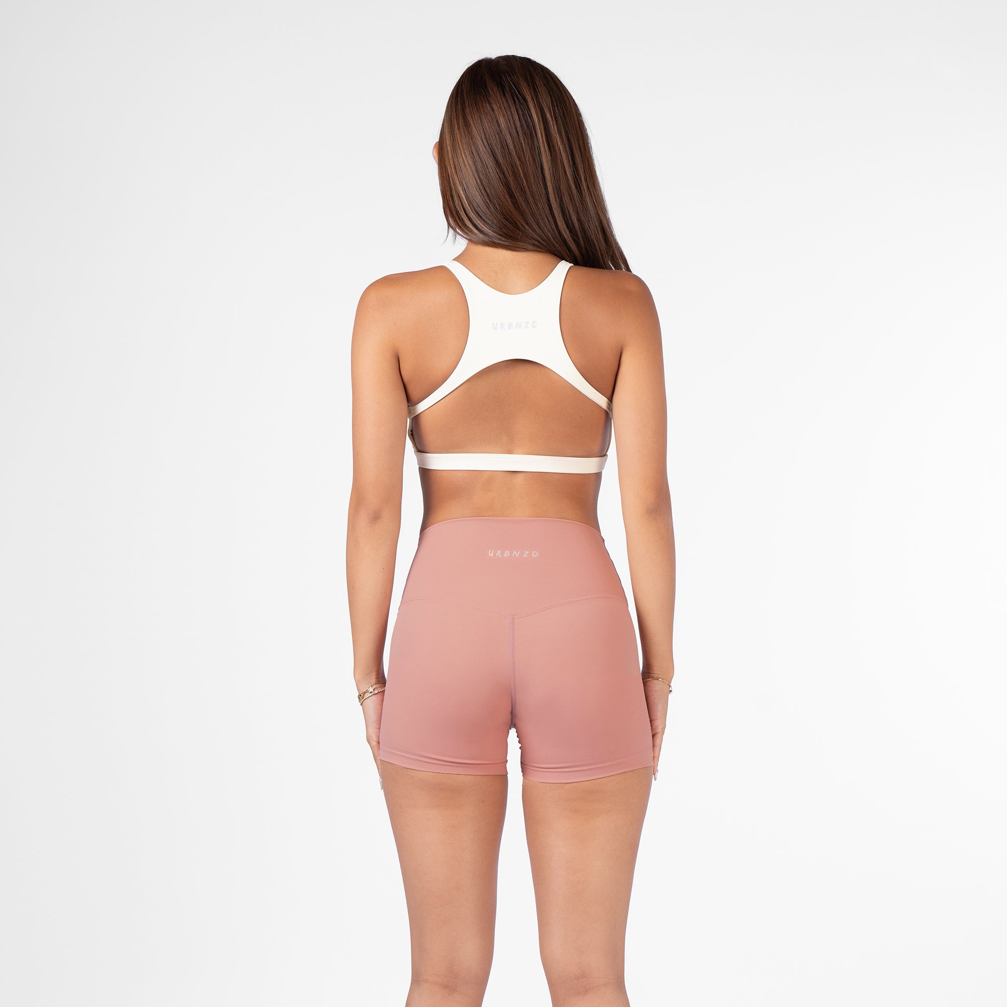 Apex High Neck Bra - Milk