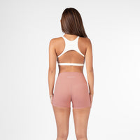 Apex High Neck Bra - Milk