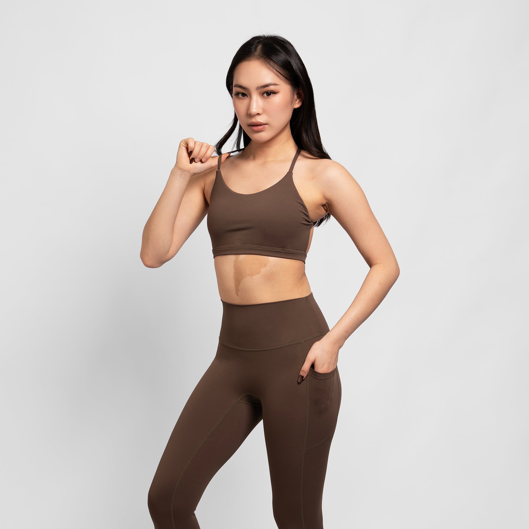 Flex Scoop Bra - Olive