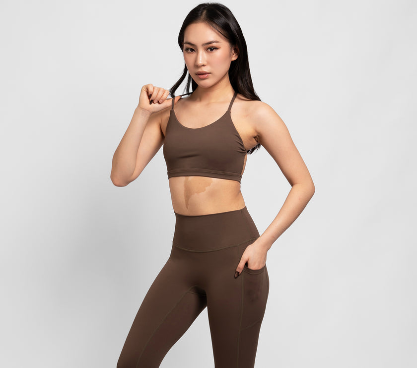 Flex Scoop Bra - Olive