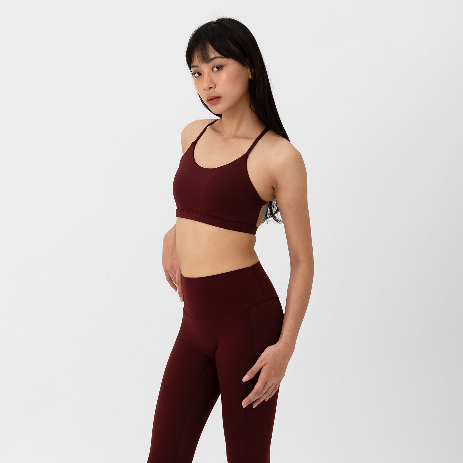 Flex Scoop Bra - Rouge