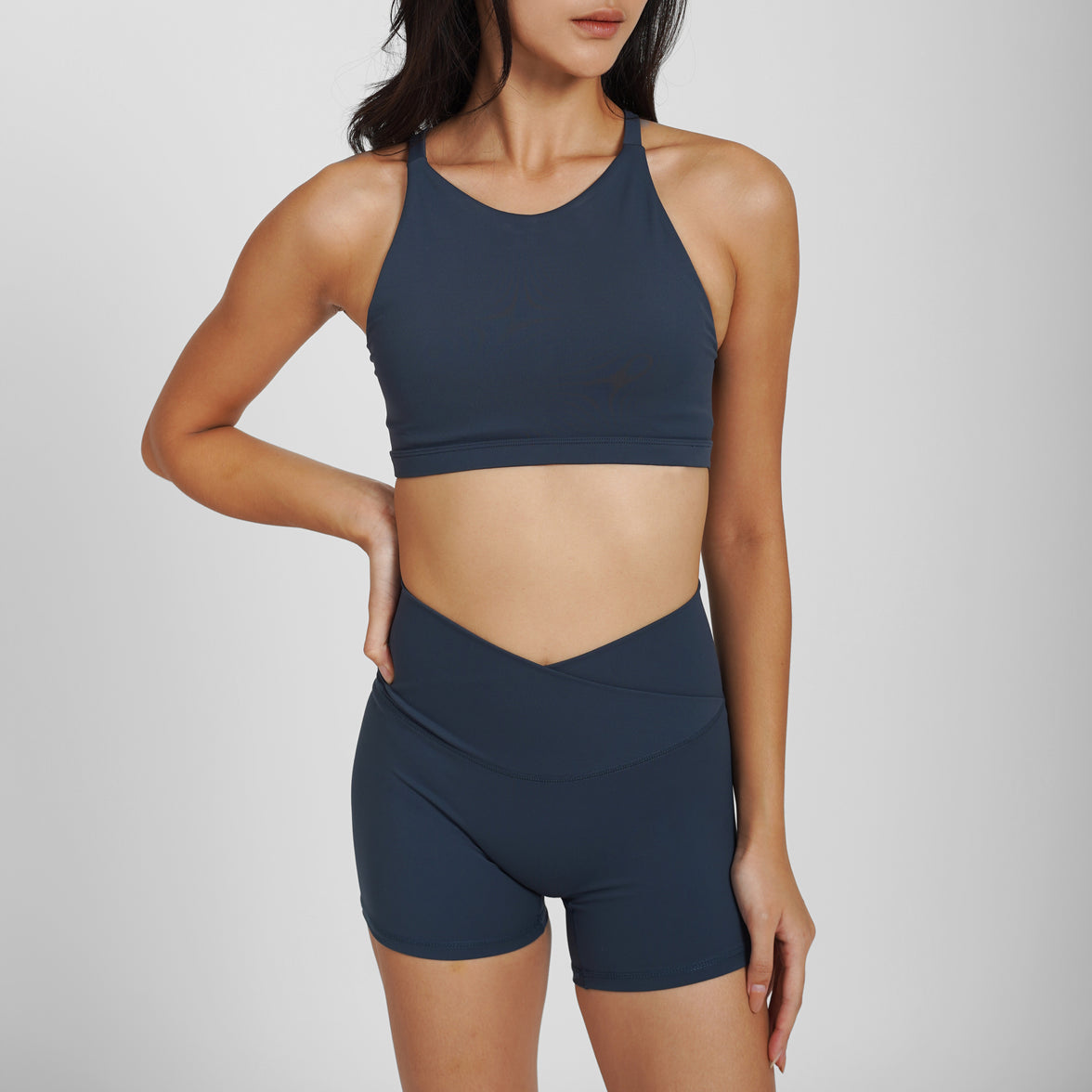 Apex High Neck Bra - Oxford - Urbanized Co. S