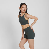 Apex High Neck Bra - Pine - Urbanized Co. S