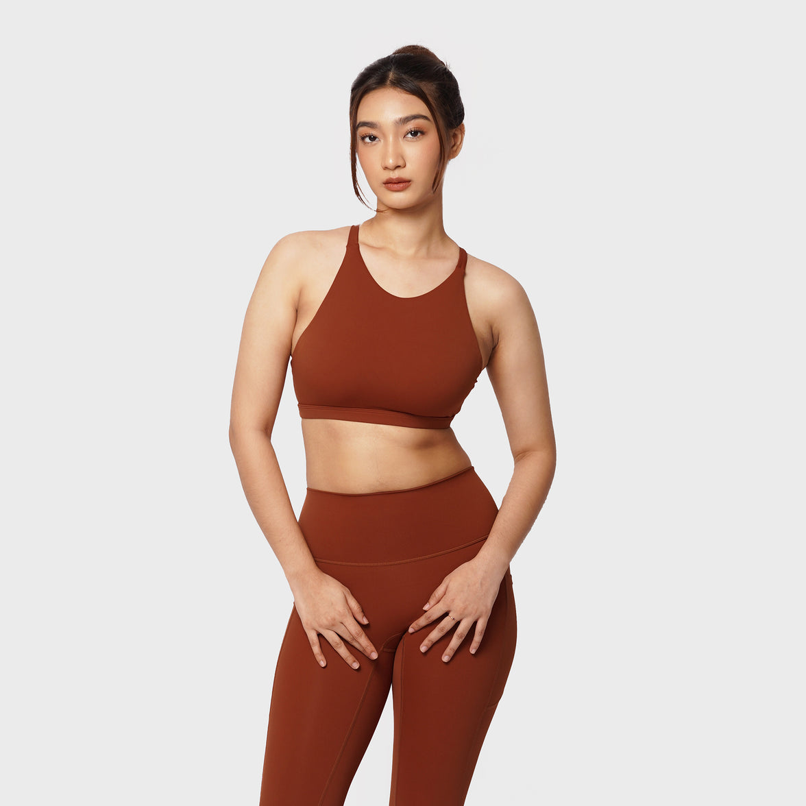 Apex High Neck Bra - Mars