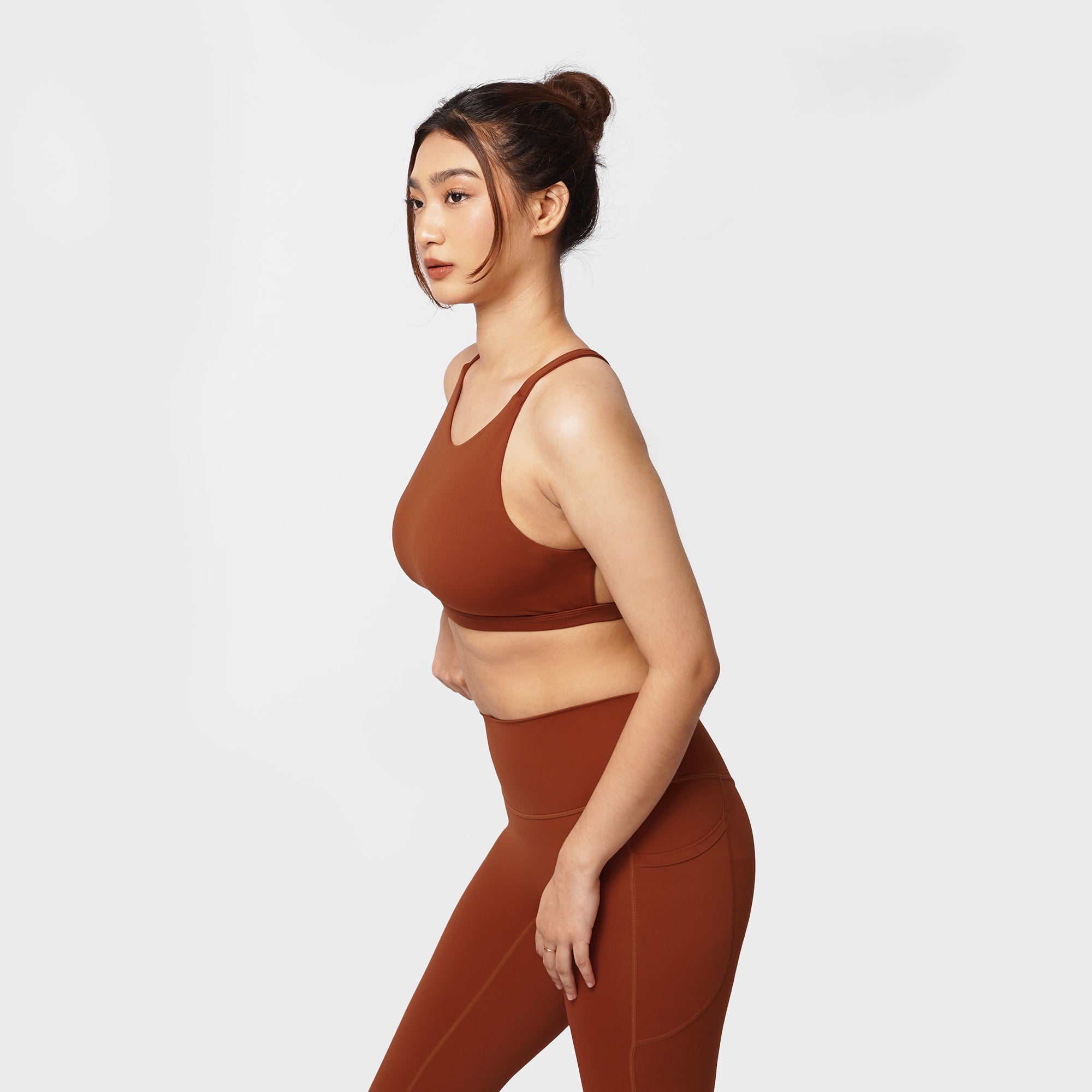 Apex High Neck Bra - Mars