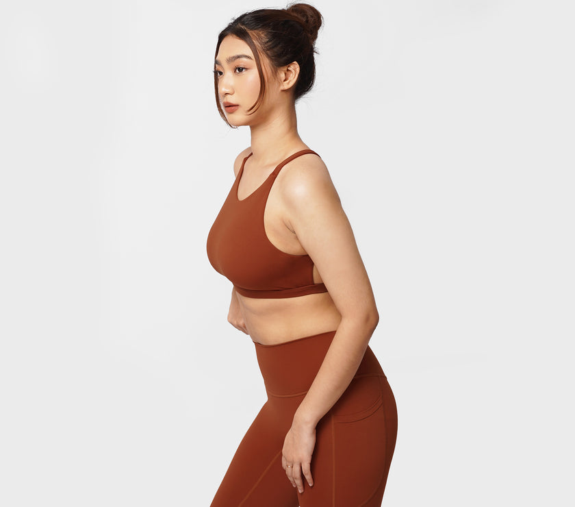 Apex High Neck Bra - Mars